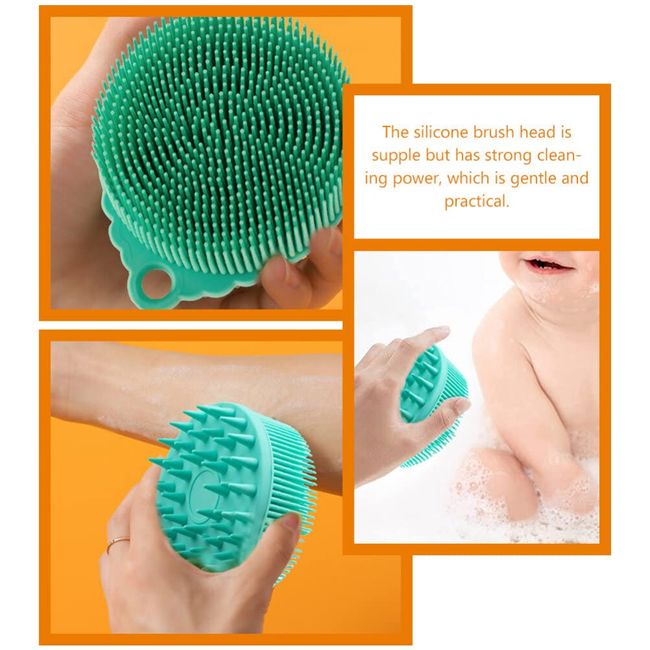 Silicone Shower Brush Silicone Body Brush Shower Scrubber with