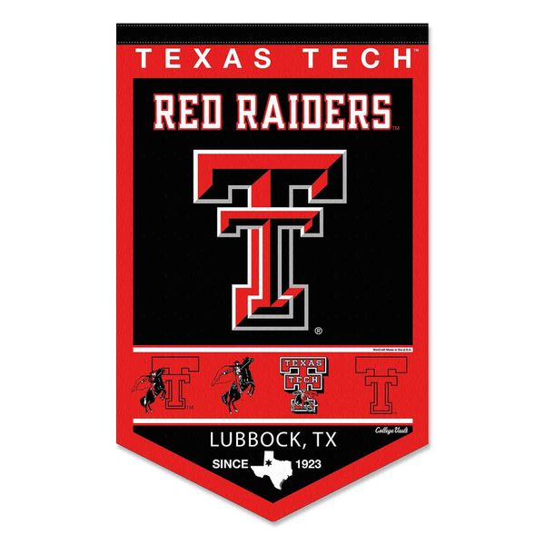 Texas Tech Red Raiders Heritage History Banner Pennant