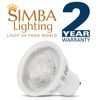 [6 Pack] Simba Lighting® LED GU10 ETL 5W Non-Dimmable 50W Replacement Bulb 5000K