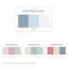 Monolike Color Palette Sticky Grid 300 D Set 4p - 30 Sheets Per Design, Sticky Notes