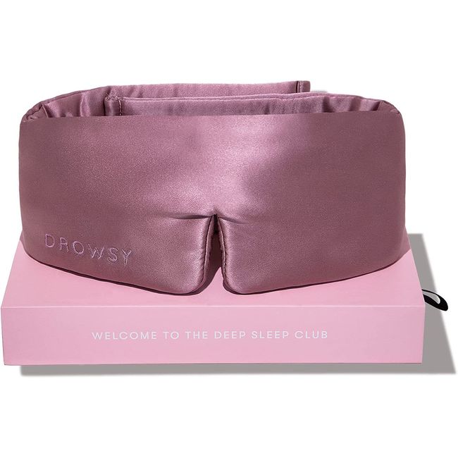 Silk Sleep Mask. Face-Hugging, Padded Silk Cocoon for Luxury Sleep in Total Dark