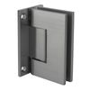 CRL GEN037BSC Chrome Geneva 037 Wall Mount Full Back Plate Standard Hinge