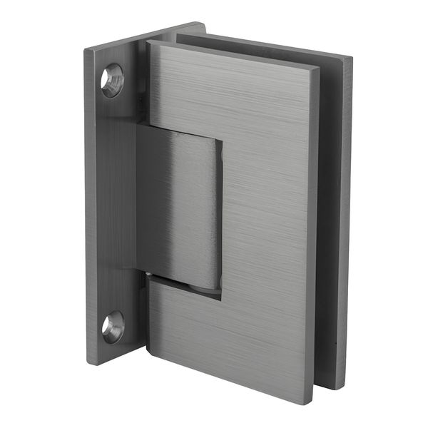 CRL GEN037BSC Chrome Geneva 037 Wall Mount Full Back Plate Standard Hinge