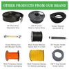 PLESIU Screen Retainer Spline, Black (0.185" x 100')