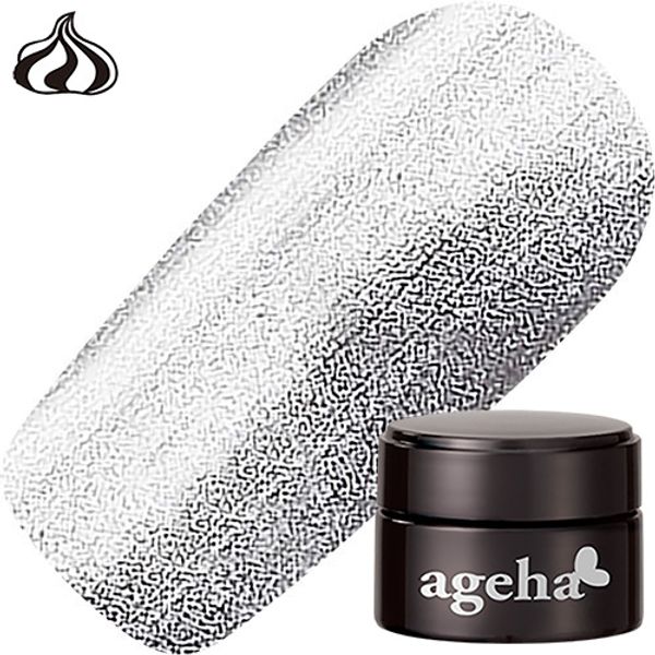 Ageha Luminous Color Collection Cream Art Gel 2.7g L Silver Yu-Pack Gel Nails/Color Gel/Pearl, Special