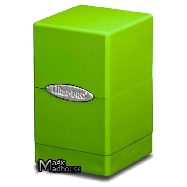 Ultra Pro E-84179 Satin Tower Deck Box-Lime Green