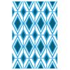 Sizzix Multi-Level Textured Impressions Embossing Folder Rhombus Line Pattern by Olivia Rose, 665740, Multicolor, One Size