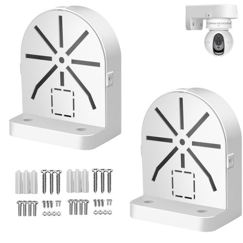 CTXSumTec CCTV Security Camera Wall Mount Bracket for EZVIZ C6H C6C C6CN C6TC C4W CC, Other Dome Security Camera,Security Camera Junction Box, CCTV IP Surveillance Cameras Holder