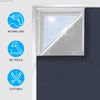 100% Blackout Roller Shades Window Curtains Cordless Door Blind Light Blocking