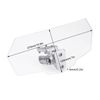 for Motorcycle N Extension - Motorcycle Windscreen Universal Adjustable Motorcycle Transparent Windshield Windscreen Wind Deflector with Adjustable Bracket Replacemnt for for