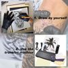 30pcs Tattoo Skins Practice and Transfer Papers - YONGDA 10pcs Blank Tattoo Practice Skin Fake Double Sides 7.36 x 5.59in with 20pcs Transfer Papers Stencil for Beginners or Artists Tattoo Supplies