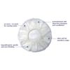 DawnMist Clear Shower Cap One Size Disposable SC01 200 per Box