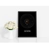 Forefrontdesigns Personalised On your wedding day solar system poster print, framed/unframed