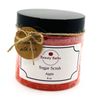 Apple Sugar Scrub Exfoliating Body Scrub gift for her handmade bath scrub