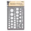 Pickett General Purpose Template, Circles, Squares, Hexagons and Triangles (1033I)