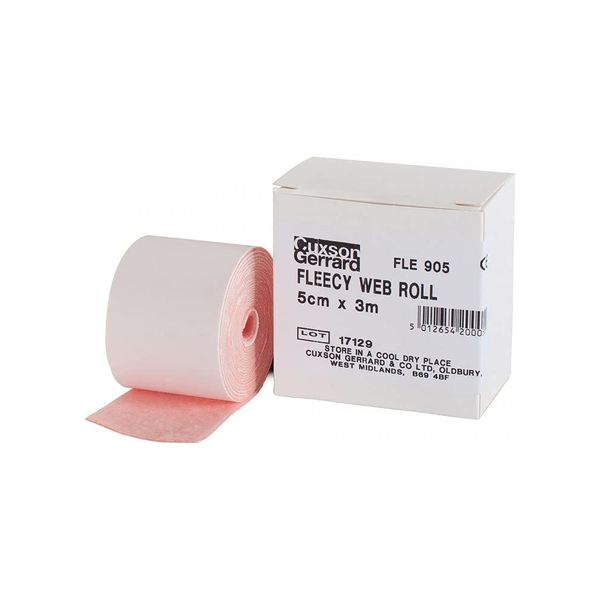 Fleecy Web Adhesive Roll 5cm x 3m