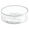 iDesign Cabinet/Kitchen Binz Revolving Spice Rack, Kitchen Cupboard Storage Unit, BPA Plastic, Clear, Small