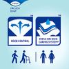 TENA Ultra Breathable Briefs, Incontinence, Disposable, Heavy Absorbency, XL, 15 Count, 4 Packs, 60 Total