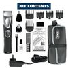 Wahl USA Rechargeable Lithium Ion All in One Beard Trimmer for Men with Detail and Ear & Nose Hair Trimmer Attachment – Model 9854-600B