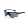 Crossfire Talos Protective Eyewear, Crystal Black Frame, Dark Smoke Lens