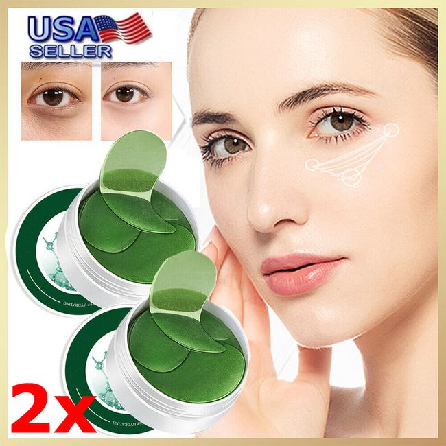 2x Under Eye Patches for Dark Circles,Eye Bags,Puffiness Hydrating Eye Gel Pads