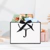 11” Initial Gift Bag with Handle, Personalised Birthday Gift Bag for Presents, J