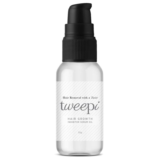 Tweepi Hair Growth Inhibitor Serum Oil- Permanent Body & Face Hair Removal- Modern Day Ant Egg Oil- Paraben Free- MADE IN UK- 50G