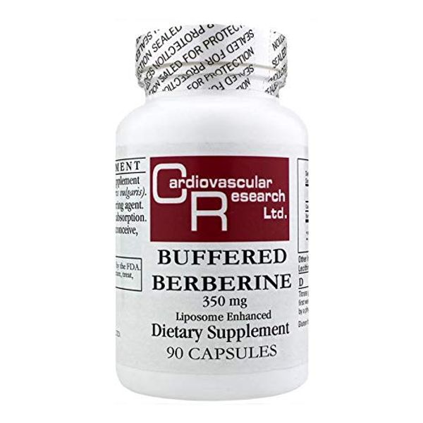 Cardiovascular Research Buffered Berberine 350 Mg, White, 90 Count
