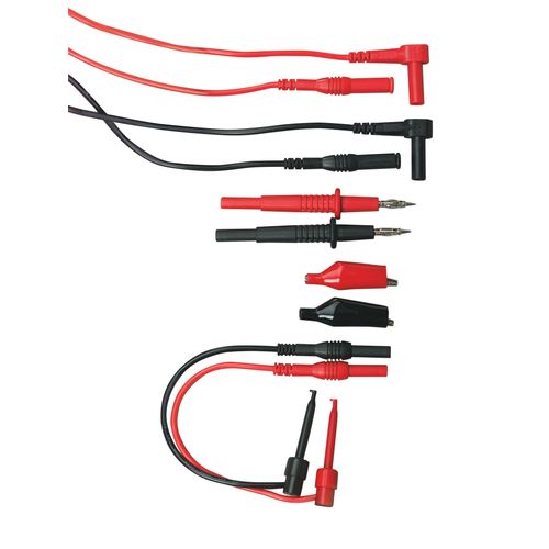Extech TL809 Electronic Test Lead Kit, Black
