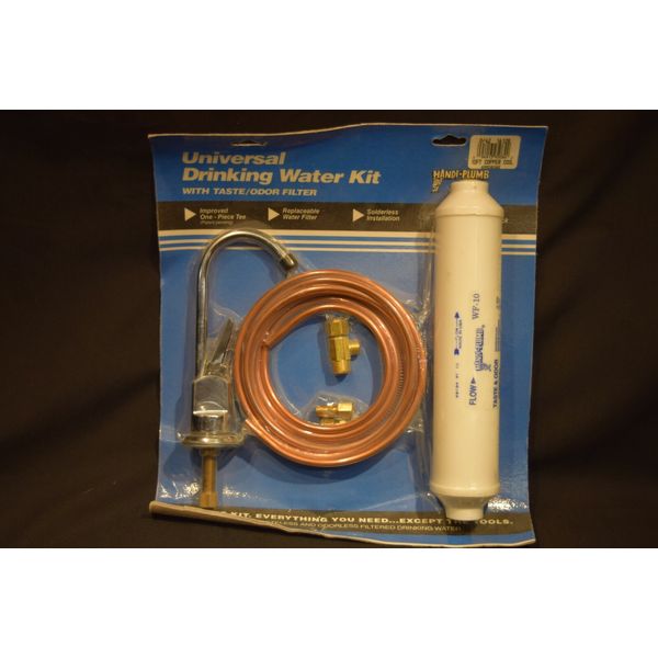 Universal Under sink Drinking Water Tap Filter Kit System, RV, Kitchen 