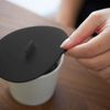 YAMAZAKI home Tower Cup Cover, Black