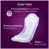 Poise 19568 Maximum Absorbency Pads, Formerly Ultra, Pack of 14