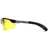 Pyramex SBG10130D Sitecore, Black/Gray Temples/Amber Lens