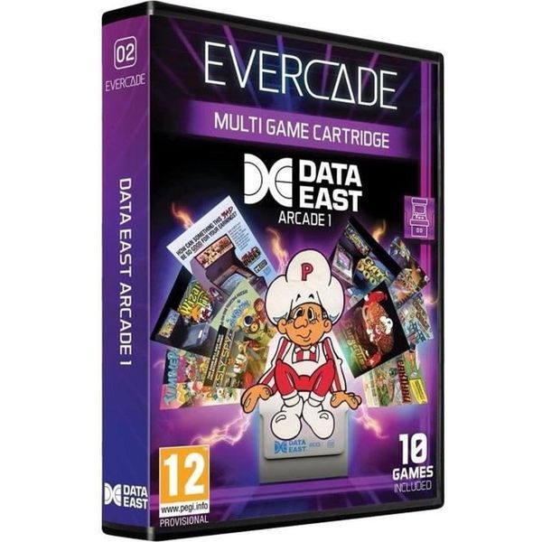 Evercade Data East Arcade Cartridge 1 (Electronic Games)