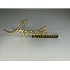 1971-1976 Impala Custom Script Emblem Coupe Rear Sail Panel Badge 24K Plated
