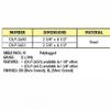 Don-Jo OLP-2650 SL Silver Coated Latch Guard