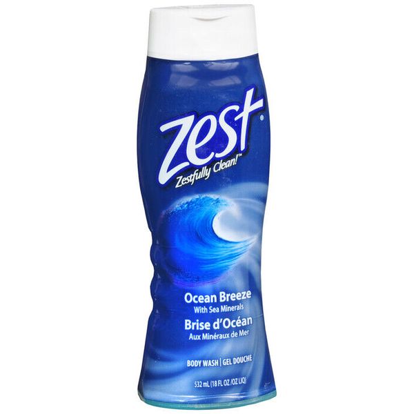 ZEST BODY WASH OCEAN BREEZE 18OZ  X   3