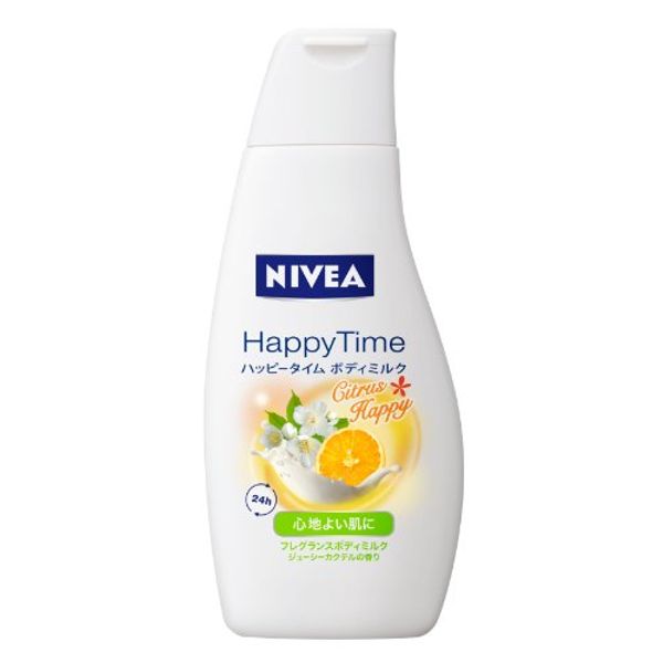 nivea happy time body milk 200g