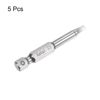 sourcing map 5pcs S3 Square Screwdriver Bit 1/4" Hex Shank 2" Length Magnetic Screw Driver Power Tool