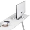 58" Computer Gaming Laptop Table L Shaped Desk Workstation Office Desk White