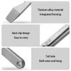 Pry Bar, Titanium Alloy Pry Tool with Bottle Opener/Wrench/Nail Puller Function for Outdoor Use