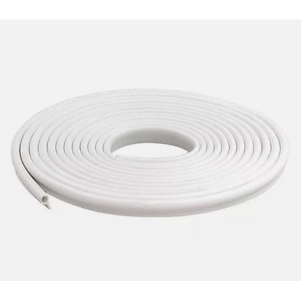 M-D Building Products White Vinyl Gasket Weatherstrip For Doors and Windows 17ft