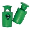 Micro Single Barrel Cord Locks – Best for Mini, Micro, Nano Paracord Projects (Green, 5 Pack)