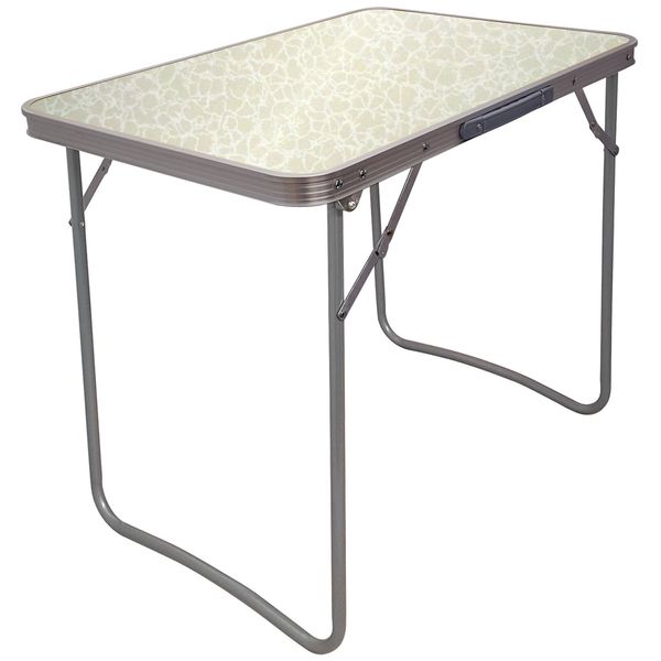 Crystals Folding Trestle Table for Camping Activity & Household Use Portable Tables (2.3ft Space Saving Table)