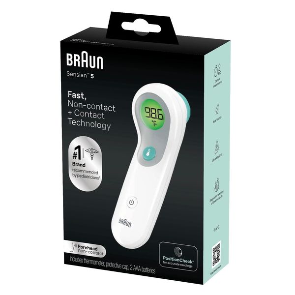 Braun No-Touch Forehead Digital Thermometer NTF3000 / NEW BNT300