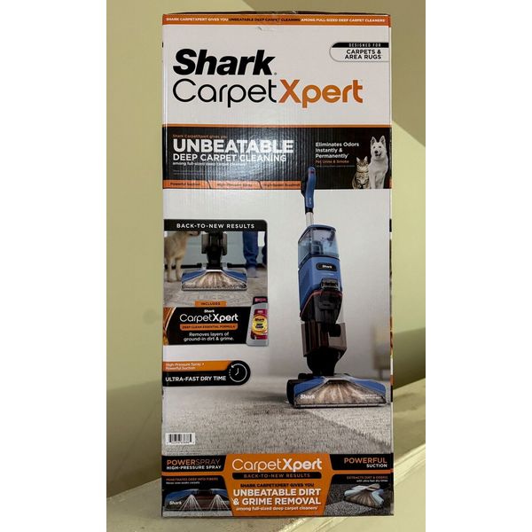 NEW Shark CARPET XPERT Upright Deep Carpet Cleaning Vacuum (EX120)