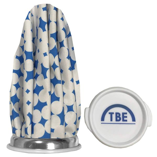 TOBIEMON T-IB-D Ice Pack, Easy to Put Large Pieces of Ice In, Condensation-Preventing Treatment, Polka Dot