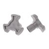 Rbiouseix 2Pcs 17mm Microwave Oven Turntable Roller Guide Support Coupler Tray Shaft