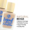 W7 Legend Foundation - Creamy Liquid Foundation for Poreless, Semi-Matte Medium Coverage - 28ml (Natural Beige)