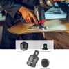 Impact Socket Set for Ratchet Driver - includes 4 PCS Socket Adapters (1/4 to 3/8, 1/2 to 3/8), Black